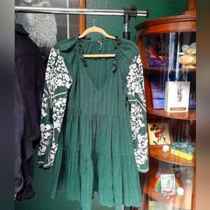 Free people embroidered dress